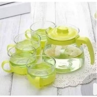 Tea pot set 4 in 1 glass teapot set