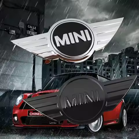 15.1x6.5cm Car Rear Front Badge Cover for MINI JCW F54 F55 F56 F60 R50 R52 R53 R56 R57 R58 R60 CLUBM