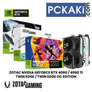 ZOTAC GAMING NVIDIA GEFORCE RTX 4060 / 4060 Ti TWIN EDGE / OC / WHITE // 8GB GDDR6 RTX 4060Ti GRAPHIC CARD