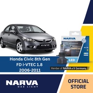 NARVA Car Headlight Halogen / LED Bulbs Set Honda Civic 2006-2011 (FD i-VTEC 1.8 ) 8th Gen