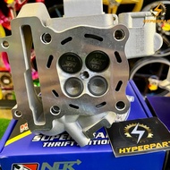 BAJET V1+ SPEC 62,63,63 NLK PERFORMANCE COMBO SET BIASA HEAD DENGAN BLCOK  Y15ZR LC135 LCV8 NLK BLOC