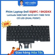 Dell Latitude 5400 5401 5410 5411 7400 7410 Laptop ZIN Key WITH LED (DUAL POINT) 03J9FC 0H2DXX