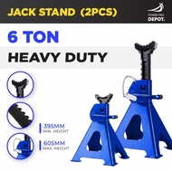 Godziillar 6 Ton Heavy Duty Jack Stand With Additional Safety Lock (1 Pair / 2 Pcs)  | Jek Kereta Adjustable (2pcs/set)