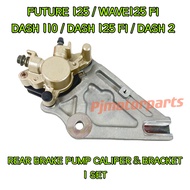 WAVE 125 Fi / DASH110 / DASH125 Fi / FUTURE 125 / DASH2 - REAR BRAKE PUMP CALIPER & BRACKET KAKI BEL