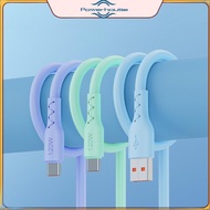 POWER 6A 120W Silicone USB Data Cable Type-C Power Adapter For 15 Android Phone Tablet For Huawei .