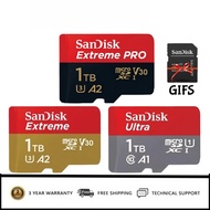SanDisk Ultra/Extreme/Extreme Pro (128GB/256GB/512GB/1TB) microSD Card with Adapter