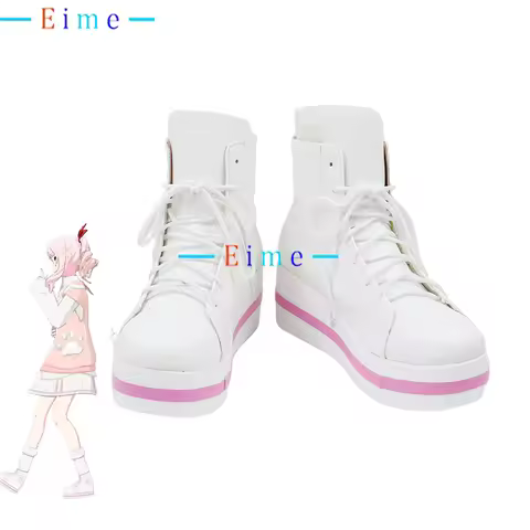 PJSK AKIYAMA MIZUKI Cosplay Shoes Anime Accessories Cosplay Props PU Leather Shoes Halloween Party B