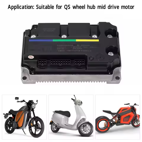2025 New ECU Sine Controller IP67 Waterproof Low Noise Programmable Controller Fit for QS Wheel Hub 