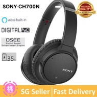Sony WH-CH700N / CH700N Wireless Bluetooth Noise Canceling Over the Ear Headphones with Alexa Voice Control – Black