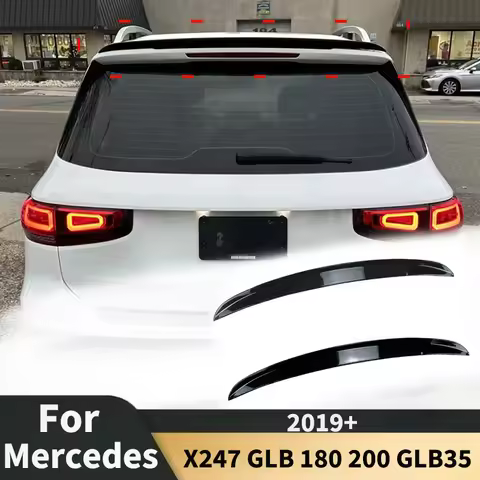 For Mercedes Benz X247 GLB180 GLB200 GLB35 2019+ Car Rear Roof Lip Spoiler Tail Top Wing Lid Exterio