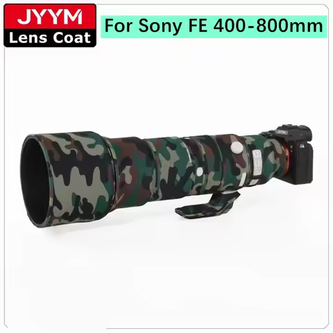 Lens Camouflage Coat For Sony FE 400-800mm F6.3-8 G OSS SEL400800G Waterproof Rain Cover Sleeve Case