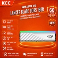 RAM ADATA XPG LANCER BLADE DDR5 16GB(16GBx1) 6000Mhz CL48 White RGB (AX5U6000C4816G-SLABRWH)