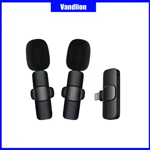 Vandlion K8 Professional Wireless Lavalier Mini Microphone for Android Type C Live Broadcast Gaming 