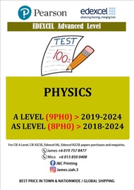 EDEXCEL Advanced Level (A Level) PAST PAPERS PHYSICS (8PH0/9PH0)!