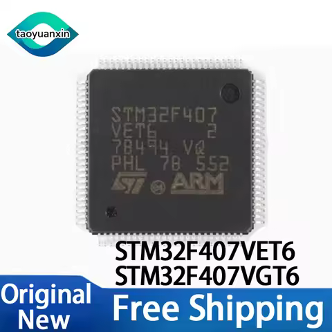 (1-20piece) New Original STM32F407VET6 STM32F407VGT6 STM32F407 VET6 STM32F407 VGT6 QFP-100 Chipset