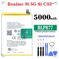 Battery BLP877 For Realme 9i 5G 8i C33 C35 C31 C30 C30S Narzo 50i 50A Prime mobile phone battery+Too