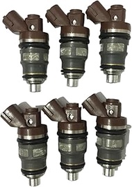 YYDSKKUDS 6 Pcs 840cc E85 Fuel Injector Compatible For Toyota MR2 Celica Supra Turbo 3SGTE 1JZGTE 2J