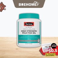 [SG l Authentic] Swisse Odourless High Strength Wild Fish Oil 1500mg 400 Capsules