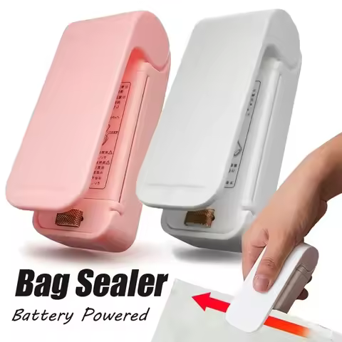 Mini Heat Sealer Machine,Portable Bag Sealer for Food Packaging-Plastic Bag Sealer with Thermal Clos