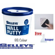 500gm & 1.5kg Selleys Wall Putty Filler for Wall Crack Gap Dempul Dinding Batu Plaster Partition Whi