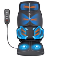 Back Massage Cushion with Compress, Vibration Seat Massage Chair Pad,3 Modes & 3 Intensities Back an