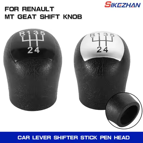 Gear Shift Knob For Renault Twingo Scenic Megane Laguna Kangoo Clio II 2 MK2 172 18 Logan ABS Car Le