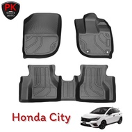 HONDA CITY 3D Car Floor Mats Fitted TPE For