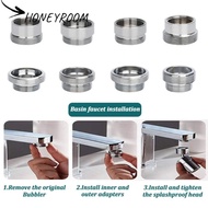 HONEYROOM Water Filter Adapter, With Washer 18/20/22/24mm To 22mm Faucet Adapter Set,  Metal Faucet 