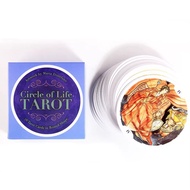 78 Tarot Game Circle of Life Tarot Card Game Cartoon Party Board Game Card