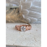 莫桑钻戒指 0.6ct (S925银) Moissanite Ring 0.6ct (S925 Silver)