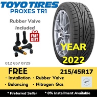215/45R17 TOYO PROXES TR1 (Installation) New Tyre Tayar Tire Car Wheel Rim Wheel 17 Pasang kereta WPT NIPPON