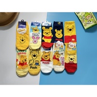 Korean Socks - Pooh Character Collection Design Socks - Iconic Socks