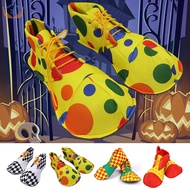 Clown Shoes Clown Costume Shoes Clown Costume Props Funny Prom Costume Clown Bright Shoes for Prom S