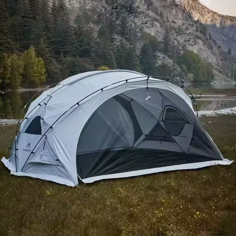 Spring Summer 15D Oxford Rainproof Hemisphere Dome Tent Tunnel Leisure Sun Shelter Camping Semicircl
