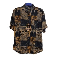 KEMEJA Rayon Printed Shirt/Men's rayon Printed Short Sleeve Shirt