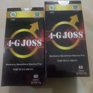 4-G Joss Obat  Pria Kuat Vitalitas Herbal Tahan Lama 4-G Joss