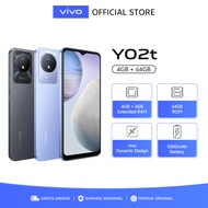 vivo Y02t (4/64) - Dynamic Design, 5000mAh Battery, Dual-Mode Camera, 6.51" HD+ Big Screen