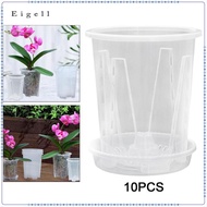 [Eigell] 10x Orchid Pots Flower Pot Planter for Health Root Growth, Professional, with