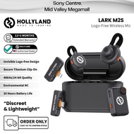 Hollyland LARK M2S Combo 2-Person Wireless Microphone System for Cameras & Mobile (2.4 GHz, Space Gr