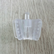 Orthodontic bite block - clear white
