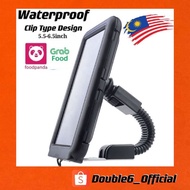 Motorcycle Waterproof Phone Holder GPS Navigation Bracket (Motorbike) Side Mirror fone