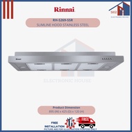 Rinnai RH-S269-SSR Slimline Hood Stainless Steel