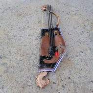 Mongolian Bow and Arrow Inner Mongolia Special Horse Head Bow and Arrow Mongolian Bag Decorations Ki