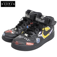 Nike Air Force 1 Mid 07 男款運動鞋 黑色 27cm AQ8017-001 9 (US) [二手]