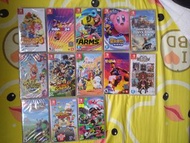 全新熱門Switch 遊戲未拆包裝紙 (星之卡比,Pokemon, Mario, NBA)