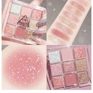 Ready Stock] 9-color Mermaid Eyeshadow Palette, Beginner Eyeshadow Palette, Mermaid Pearl Glitter Se