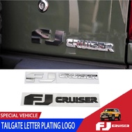 3D For Toyota FJ Cruiser Rear Trunk Body Emblem Badge Stickers FJ Cruiser Letter Car Stickers and De