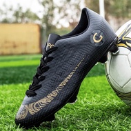 High Quality Football Field Boots AG/TF Soccer Shoes Society Studded Boot Genuine Futsal Professiona