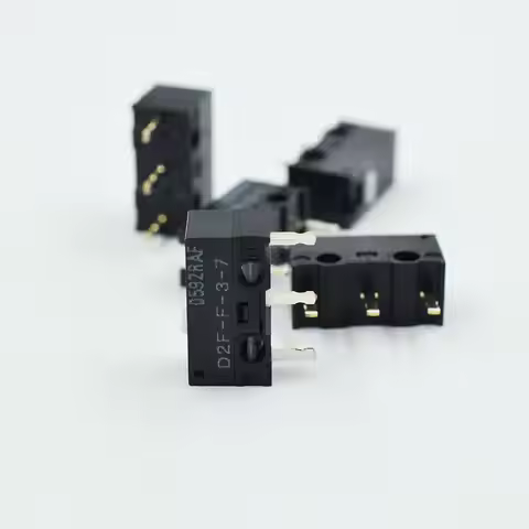 D2F - L L2 L3 01L L-D3 Snap Action N.O./N.C. SPDT Pin Plunger 3A 125VAC 30VDC 1.47N Travel micro swi