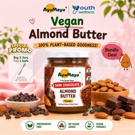AyoMayo Dark Chocolate Almond Butter - Low Sugar | Vegan (180g)